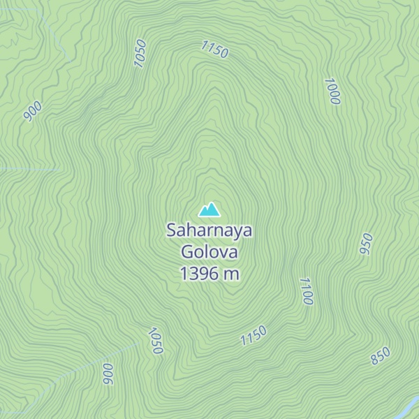 Map of Saharnaya Golova