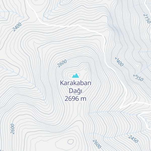 Map of Karakaban Dağı