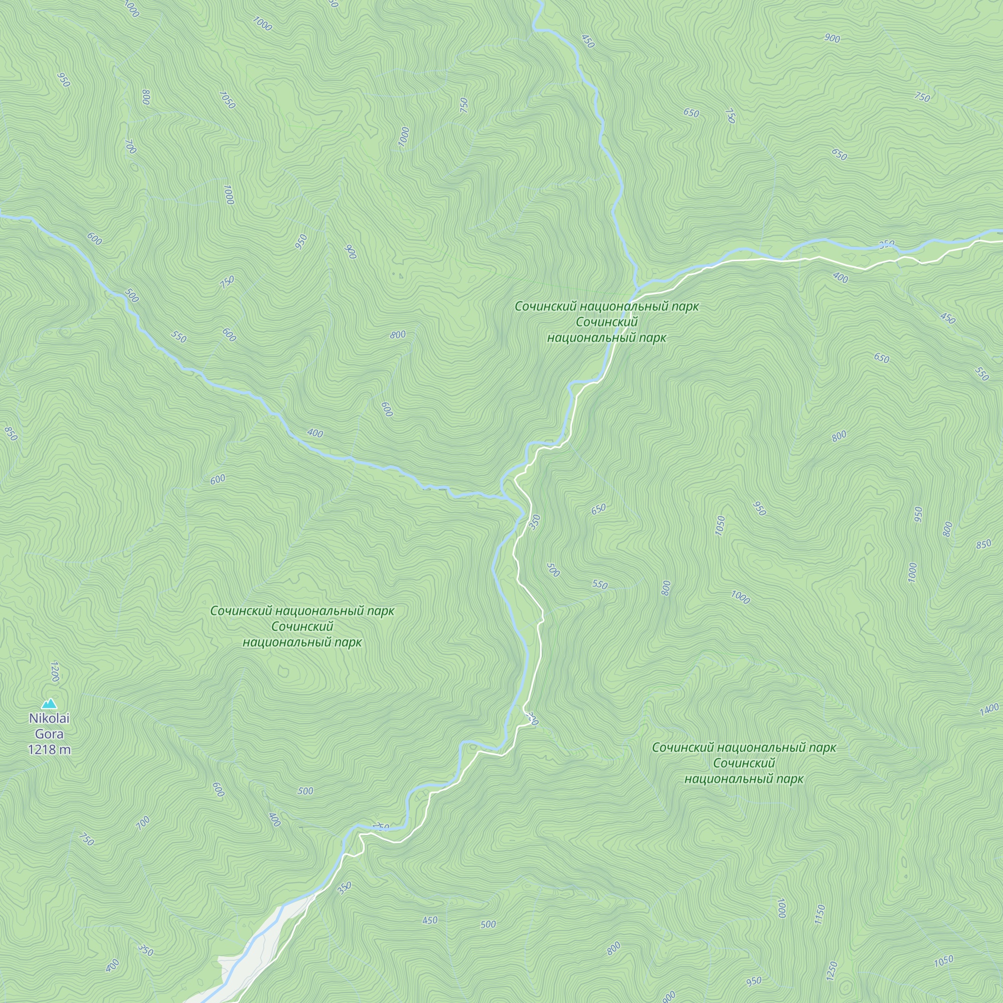 Kordon "Bolshoi Bznich" map