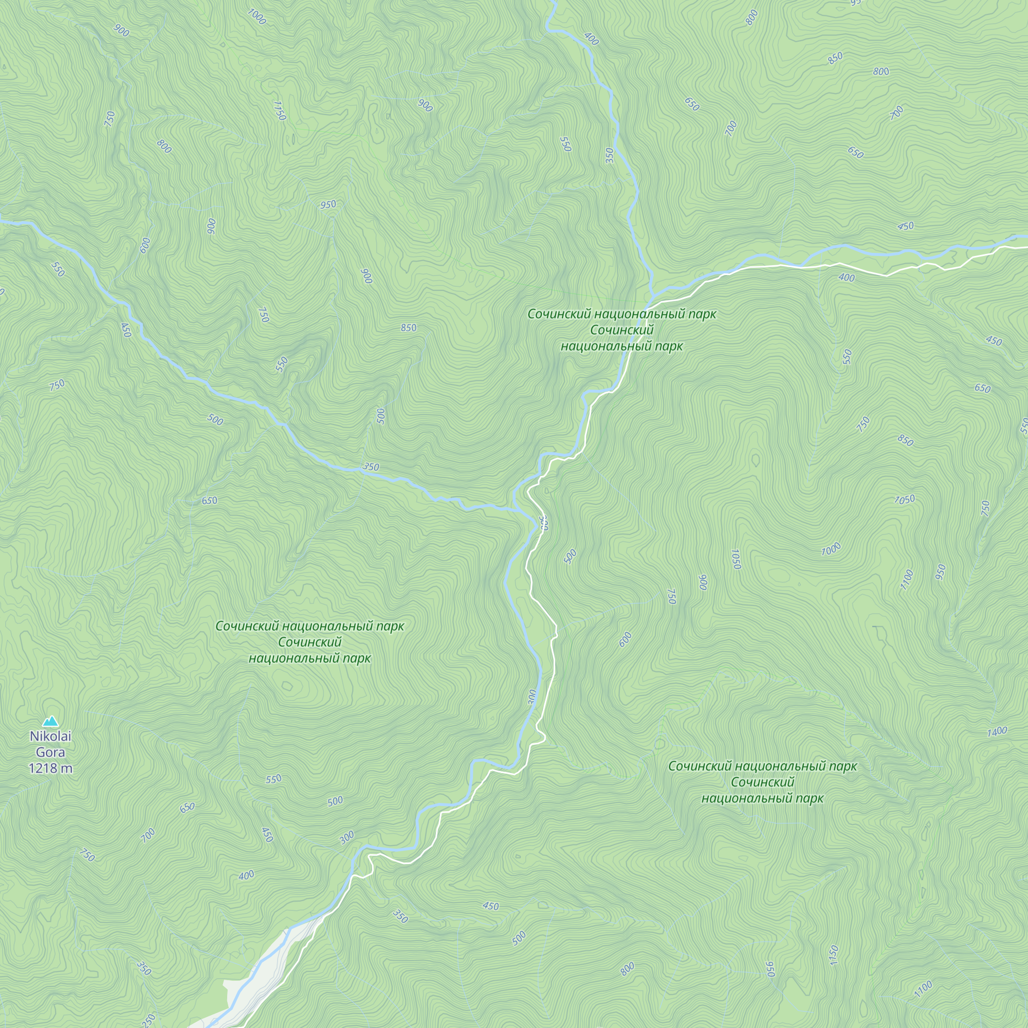 Kordon "Bolshoi Bznich" map