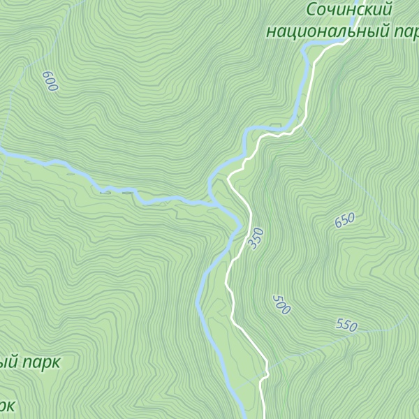 Map of Kordon "Bolshoi Bznich"
