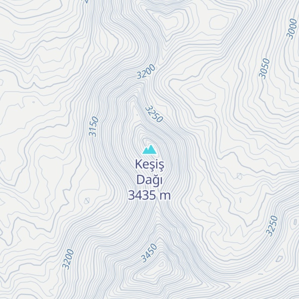 Map of Keşiş Dağı