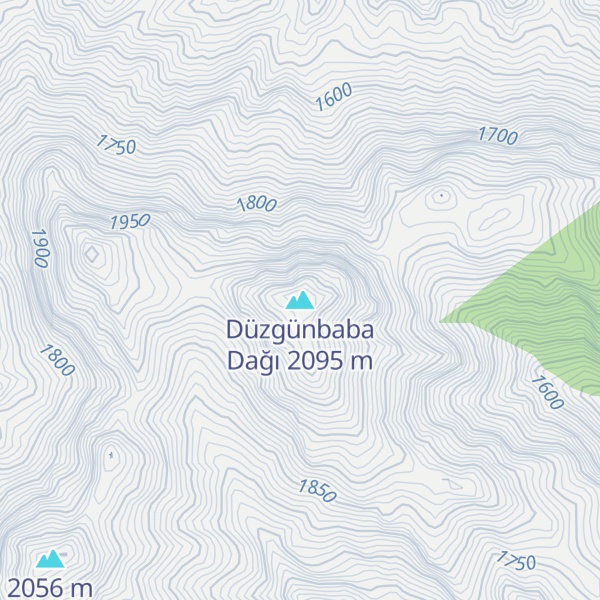 Map of Düzgünbaba Dağı