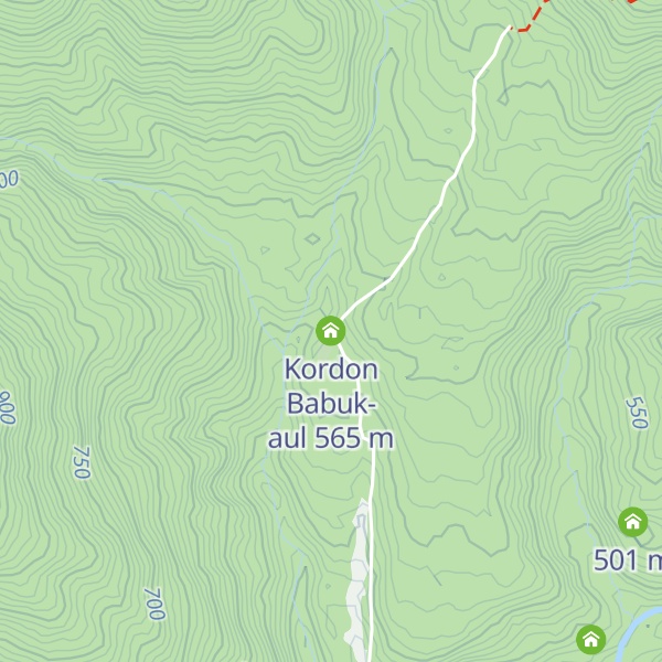 Map of Kordon Babuk-aul