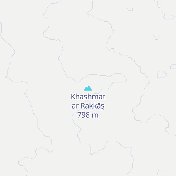 Map of Khashmat ar Rakkāş