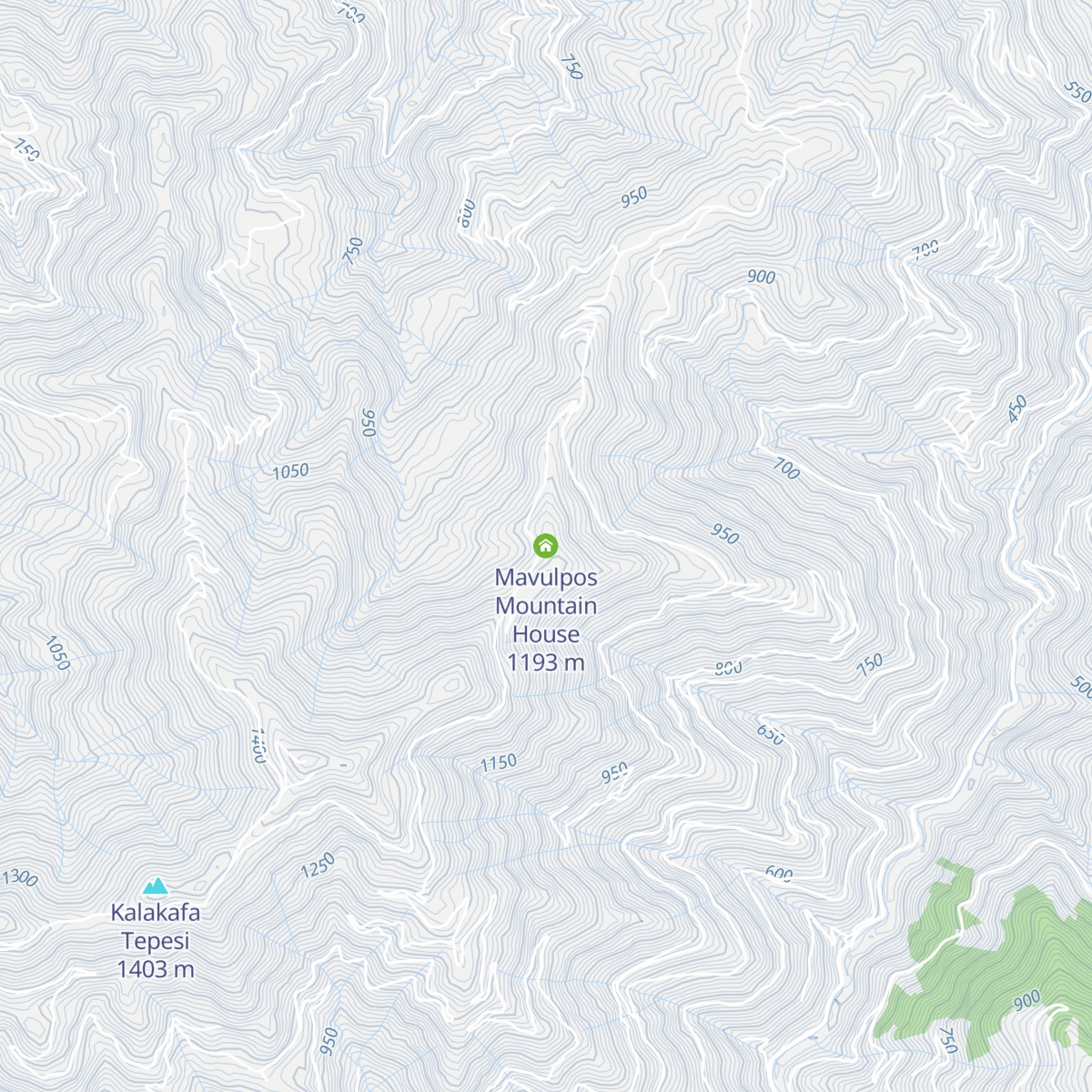 Mavulpos Mountain House map