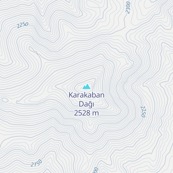 Map of Karakaban Dağı