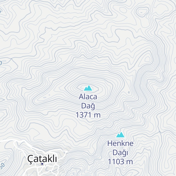 Map of Alaca Dağ