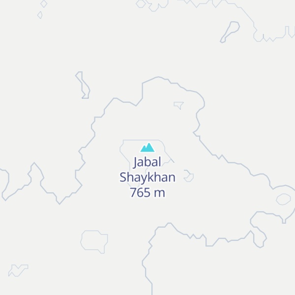 Map of Jabal Shaykhan