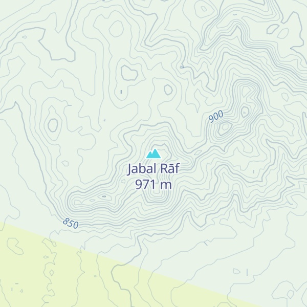Map of Jabal Rāf