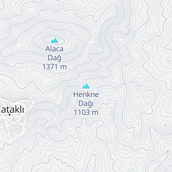 Map of Henkne Dağı