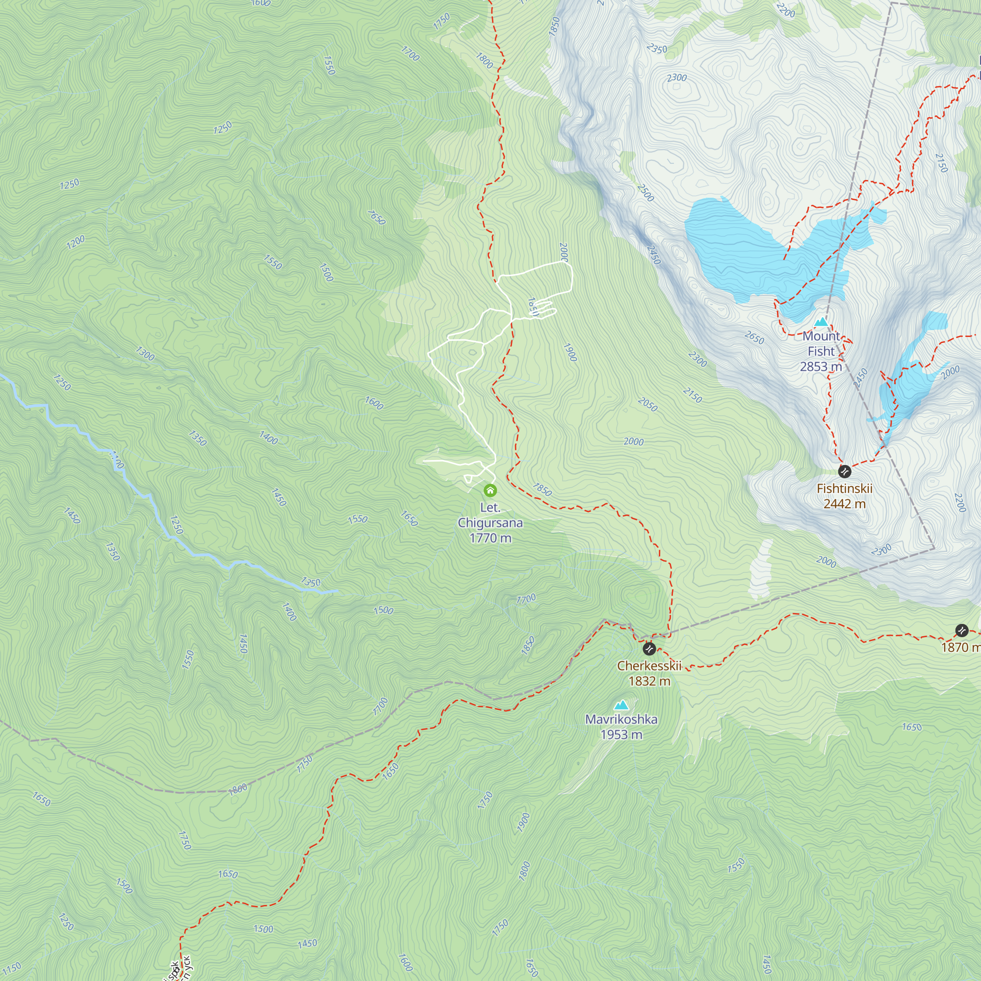 Let. Chigursana map
