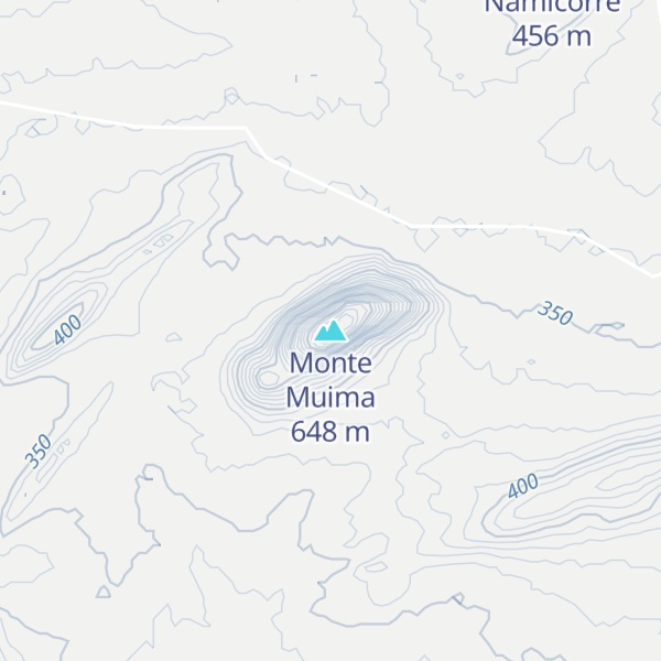 Map of Monte Muima