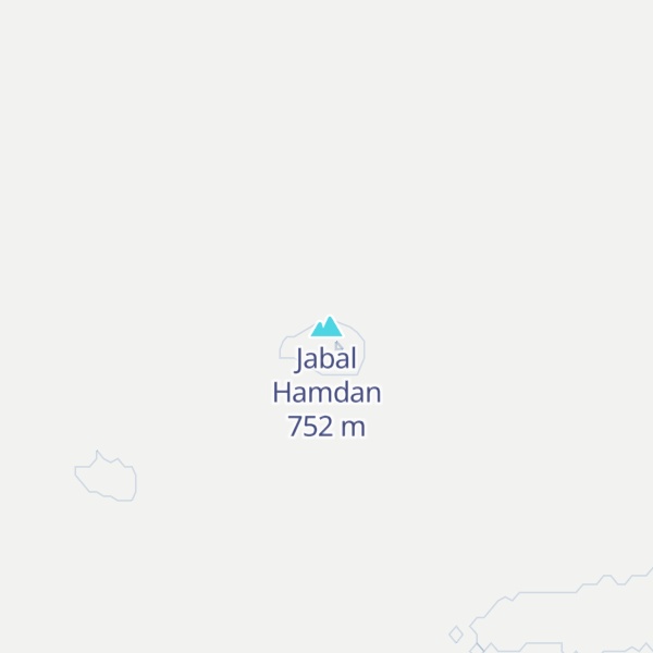 Map of Jabal Hamdan