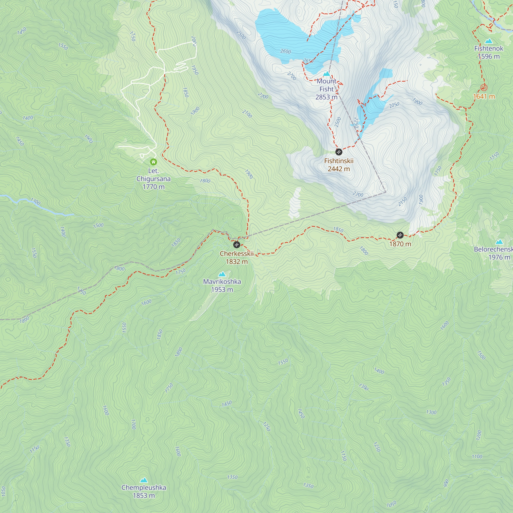 Letniki map