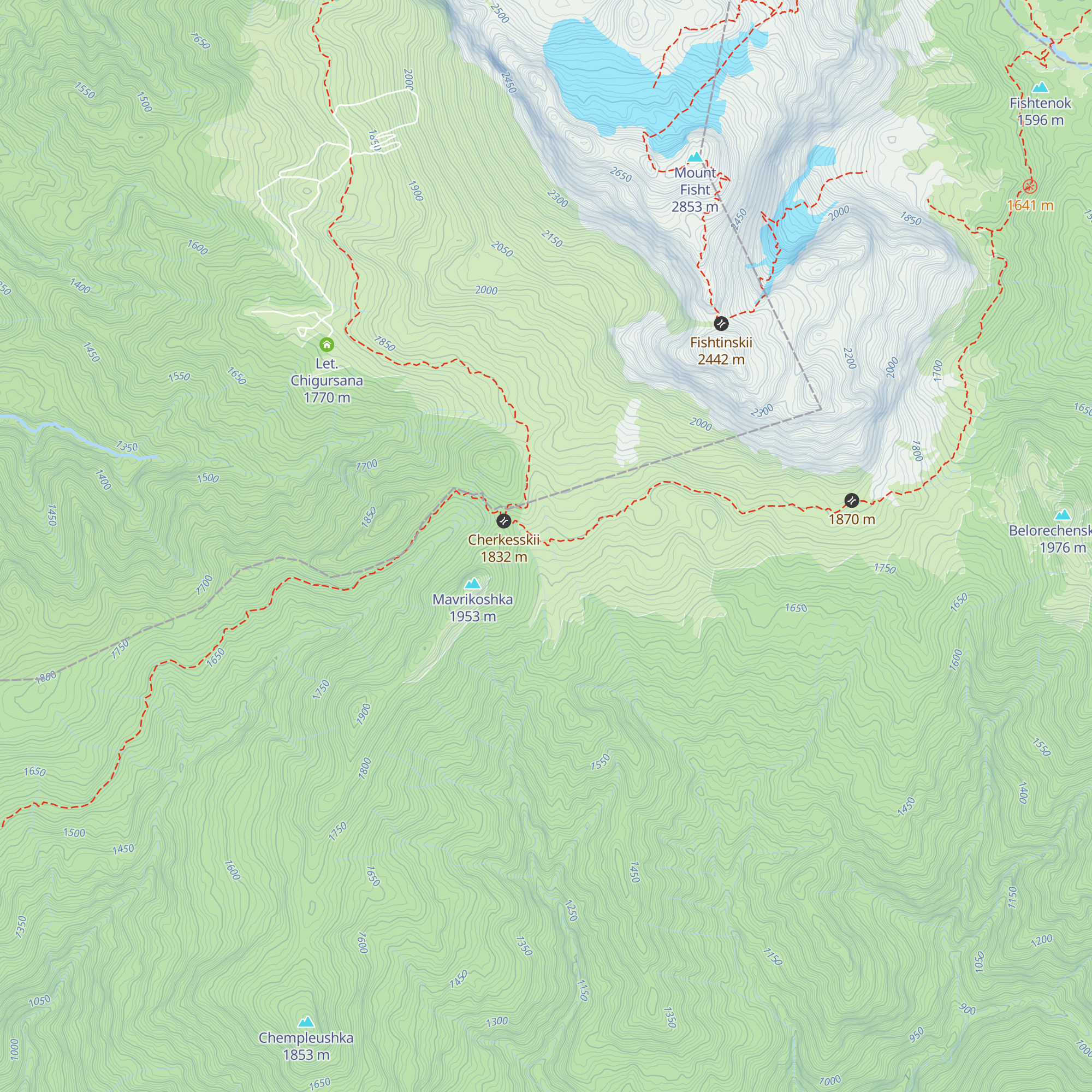Letniki map