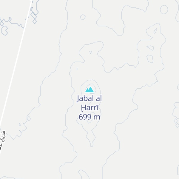 Map of Jabal al Ḩarrī
