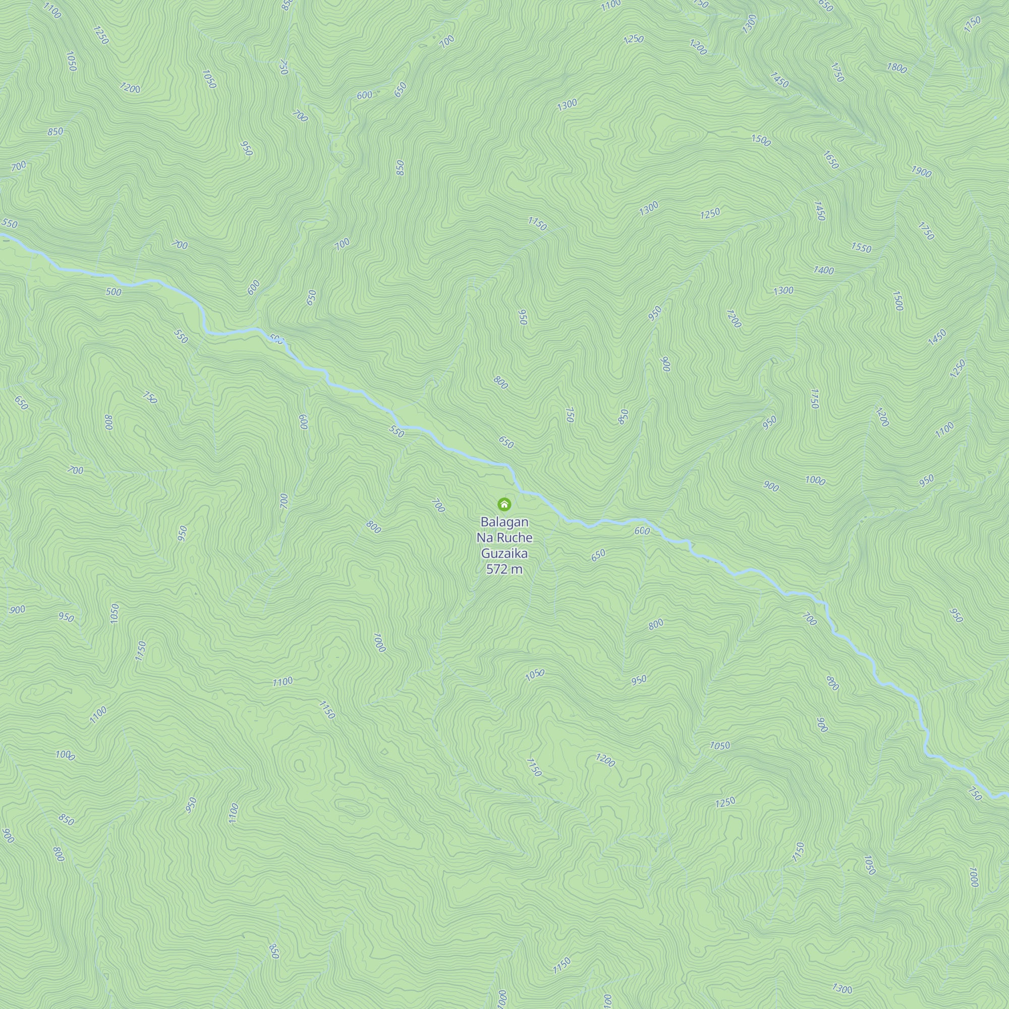 Balagan Na Ruche Guzaika map