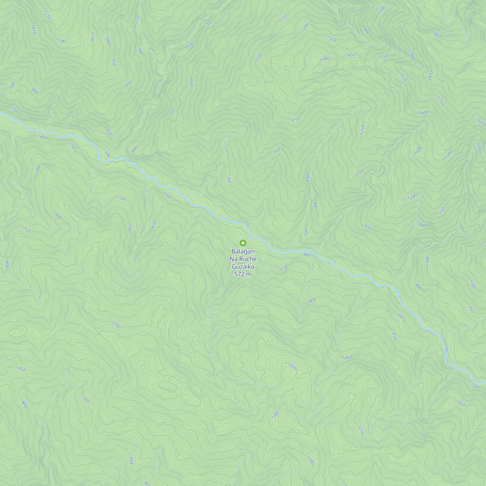Balagan Na Ruche Guzaika map