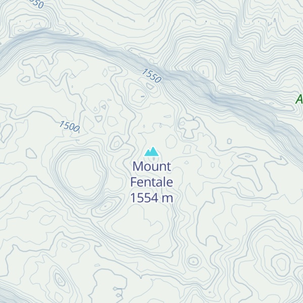 Map of Mount Fentale