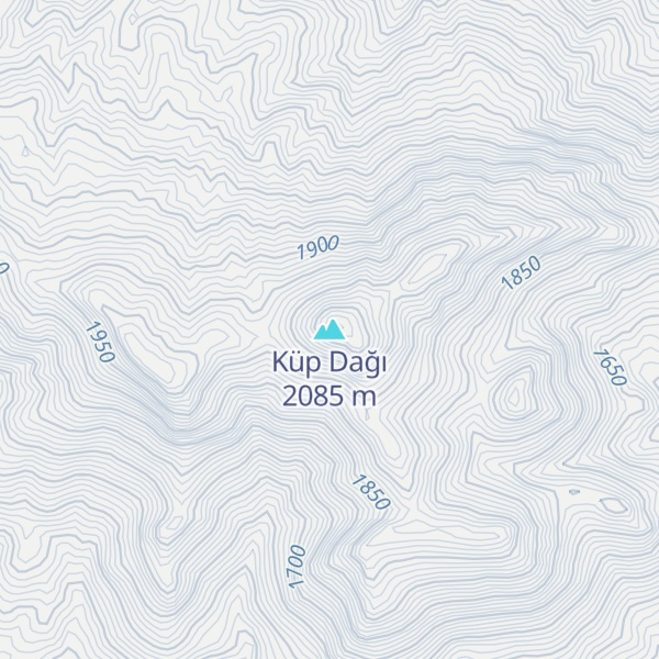 Map of Küp Dağı