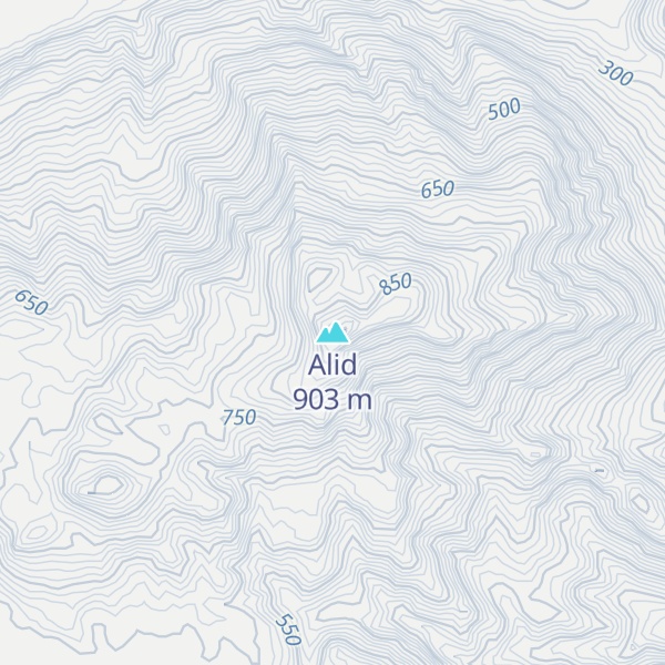 Map of Alid