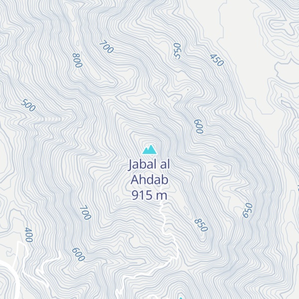 Map of Jabal al Ahdab