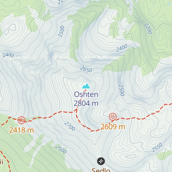 Map of Oshten