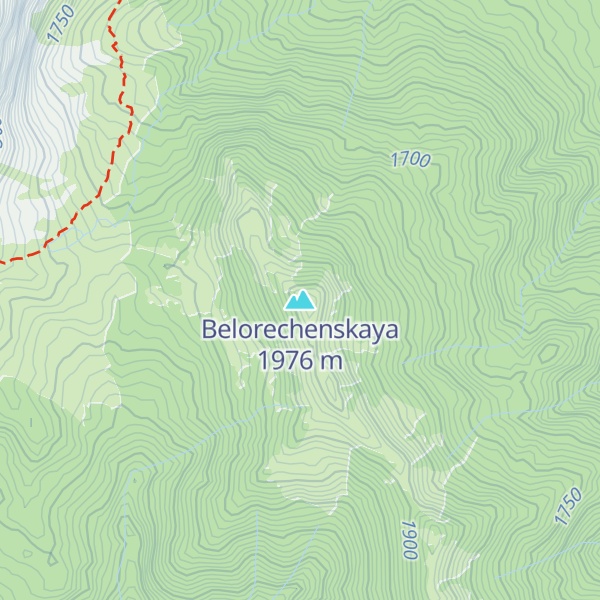 Map of Belorechenskaya