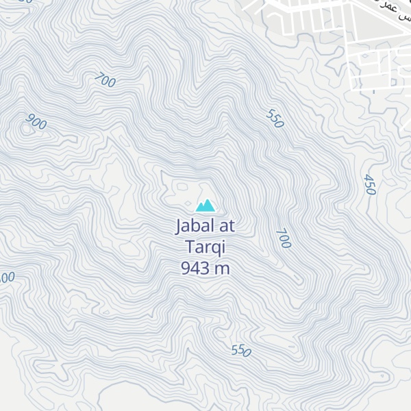 Map of Jabal at Tarqi