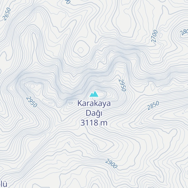Map of Karakaya Dağı