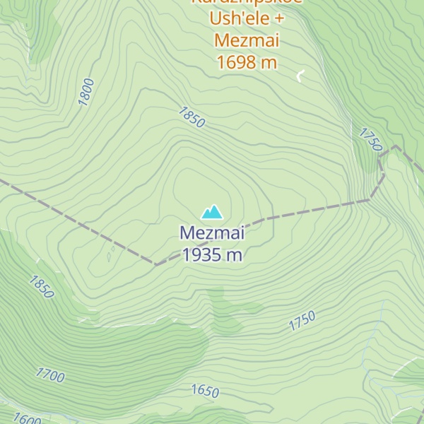 Map of Mezmai