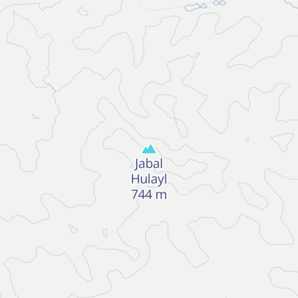 Map of Jabal Hulayl