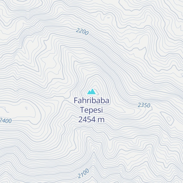 Map of Fahribaba Tepesi