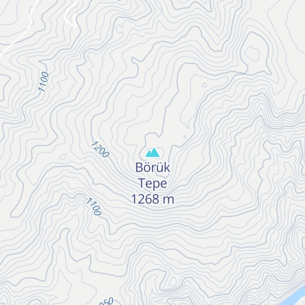 Map of Börük Tepe