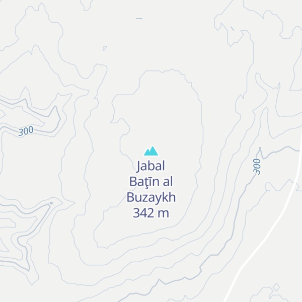 Map of Jabal Baţīn al Buzaykh