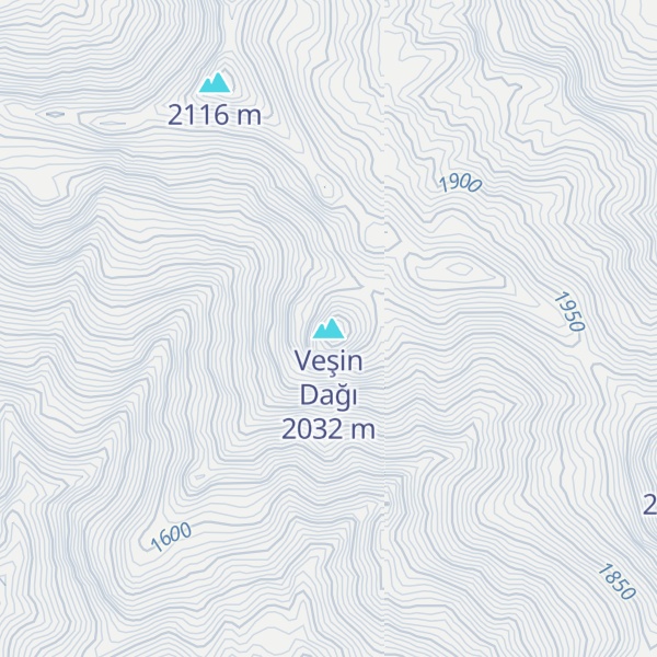 Map of Veşin Dağı