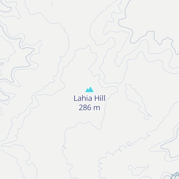 Map of Lahia Hill