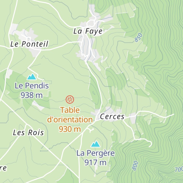 Map of La Garde