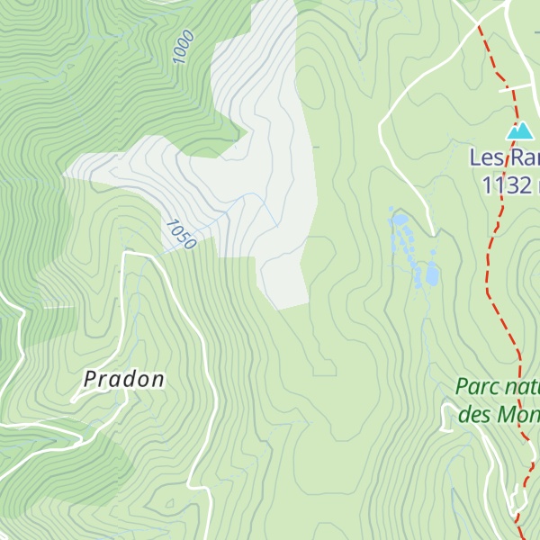 Map of La Pierre Plantée