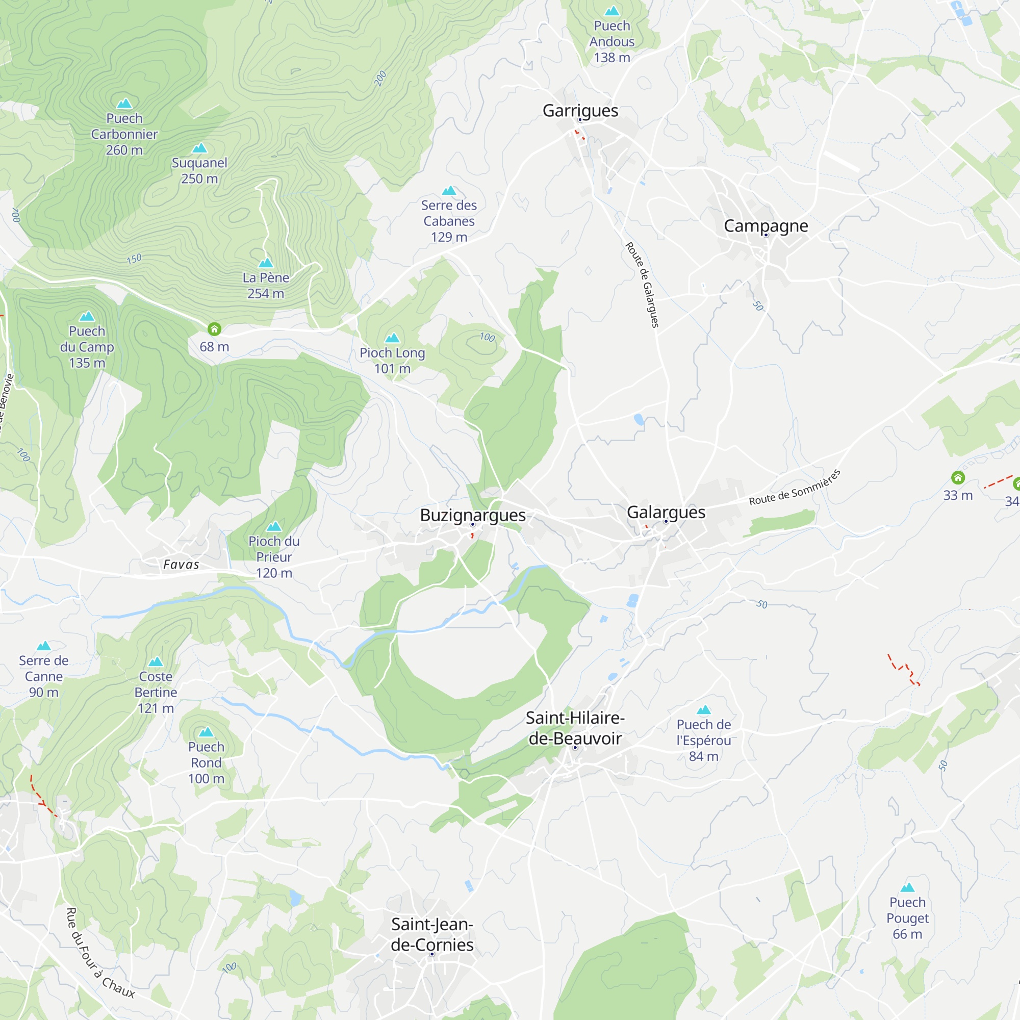 Gîte des Bois map