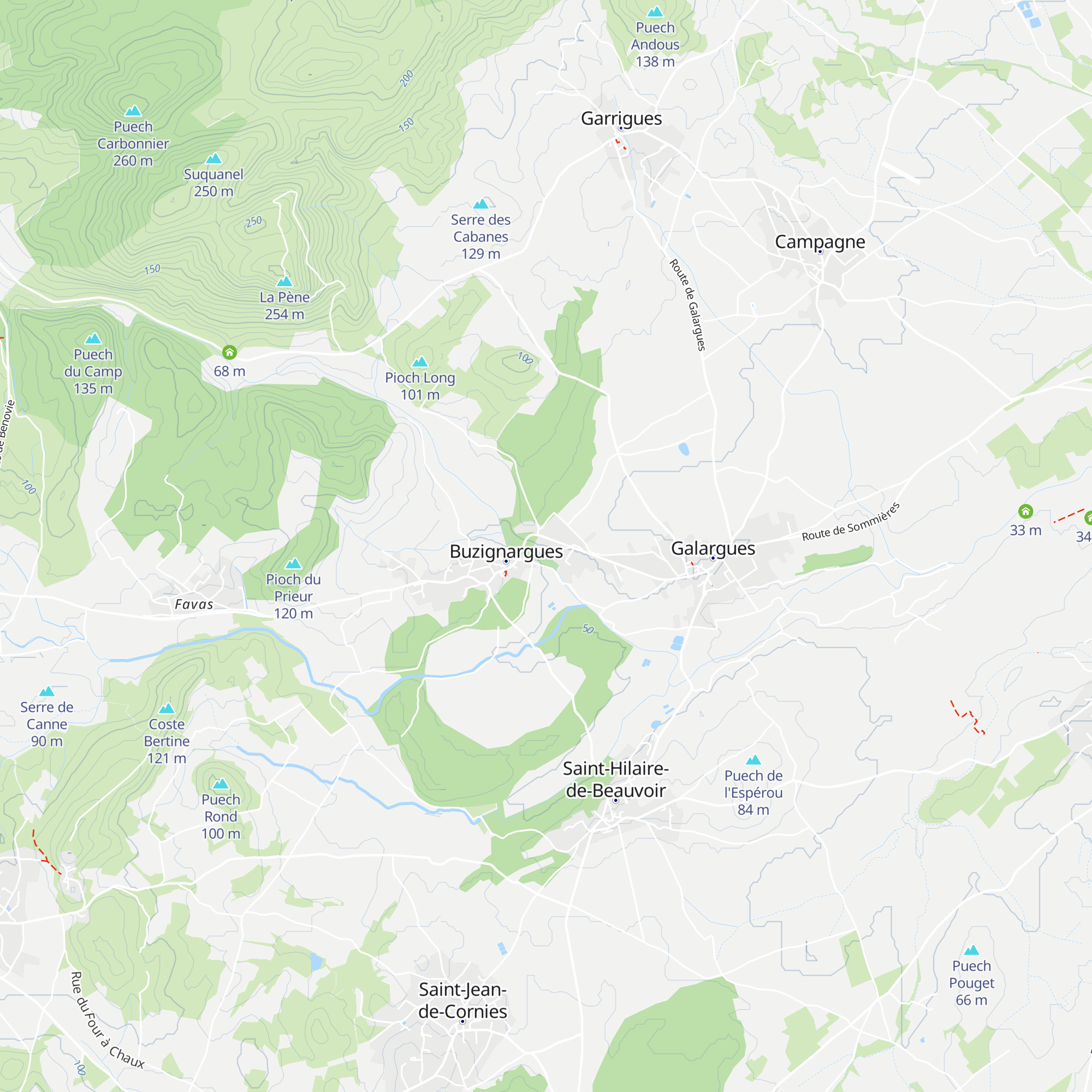 Gîte des Bois map