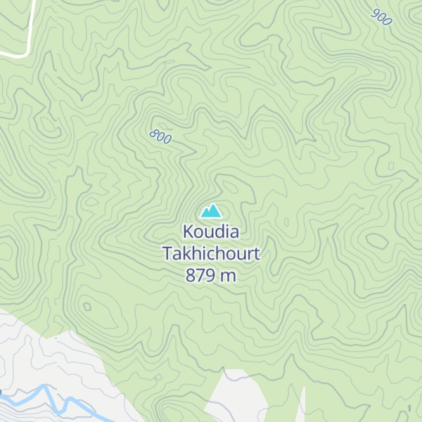 Map of Koudia Takhichourt