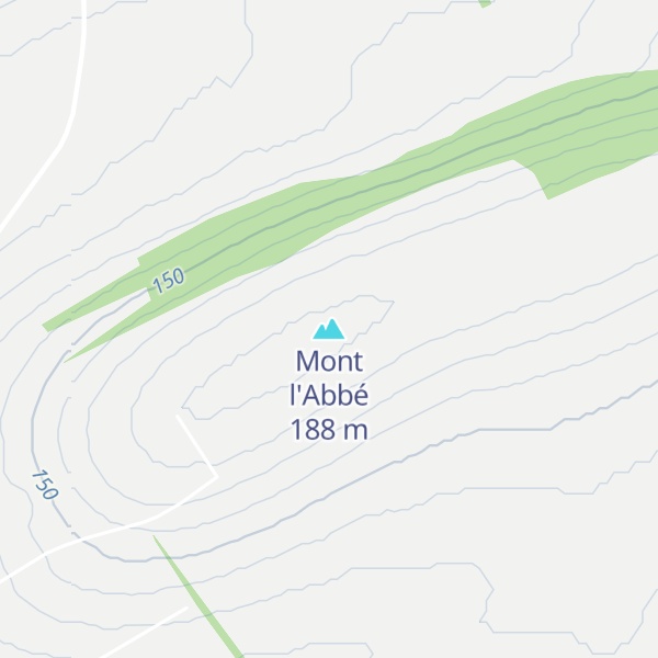 Map of Mont l'Abbé