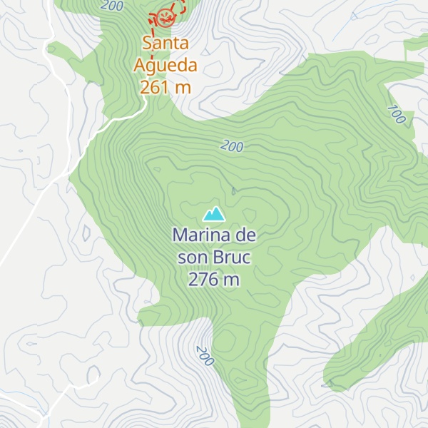 Map of Marina de son Bruc