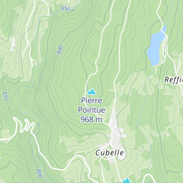 Map of Pierre Pointue