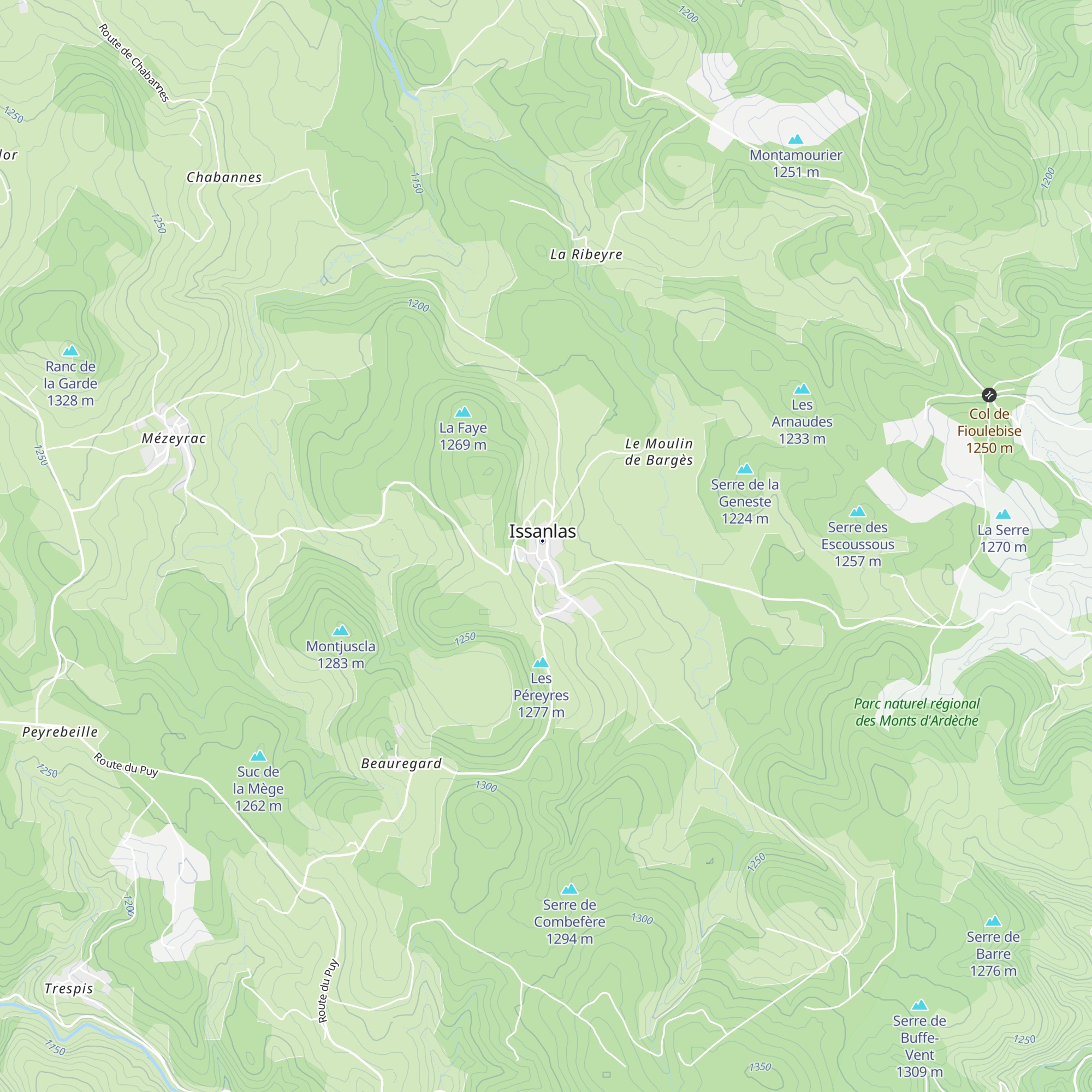 Gîte d'étape Cab'riou map