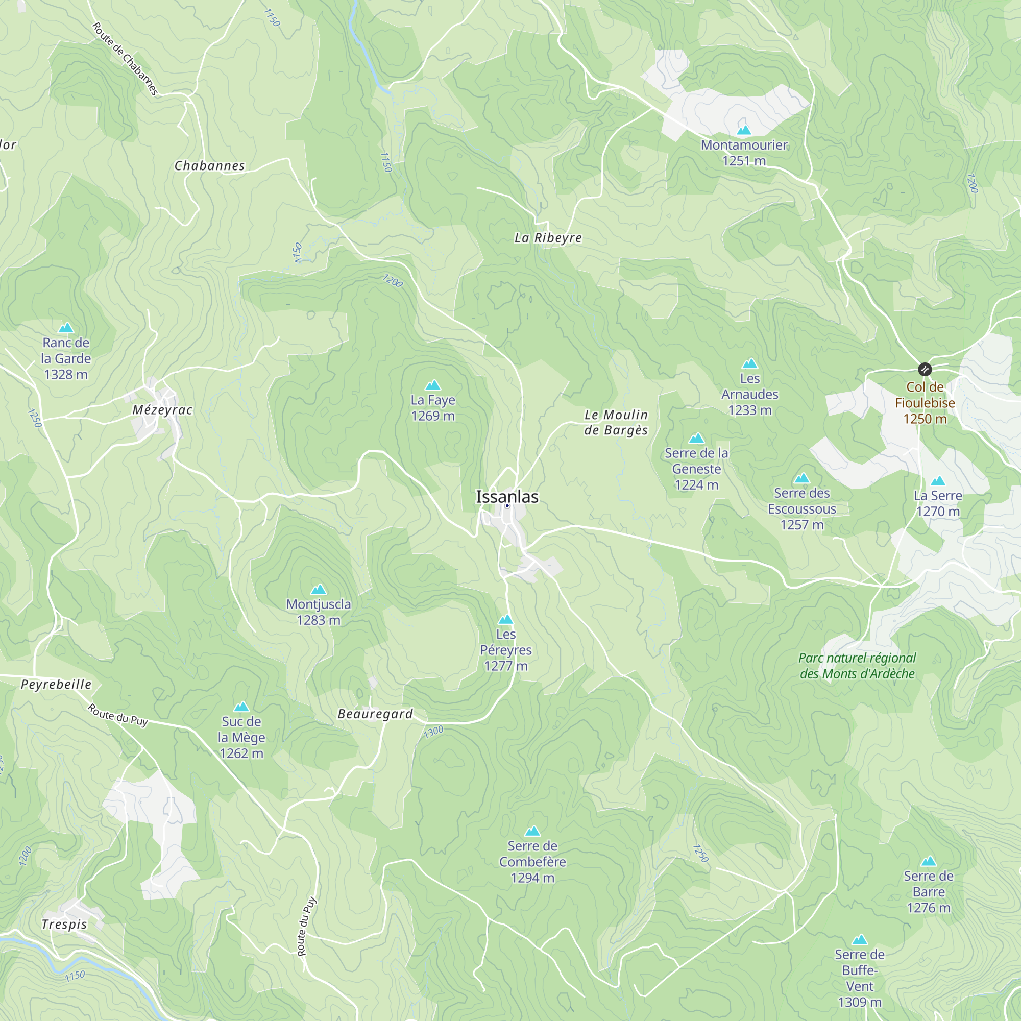 Gîte d'étape Cab'riou map