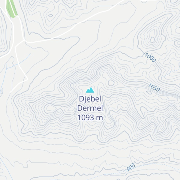 Map of Djebel Dermel