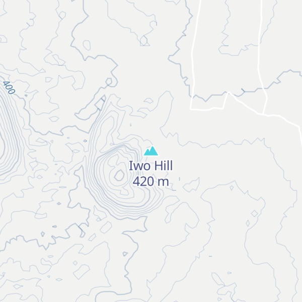Map of Iwo Hill
